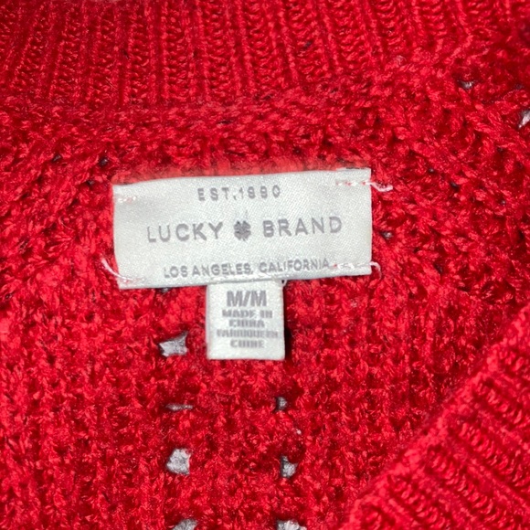 Lucky Brand Crewneck Pointelle Sweater - Picture 8 of 11